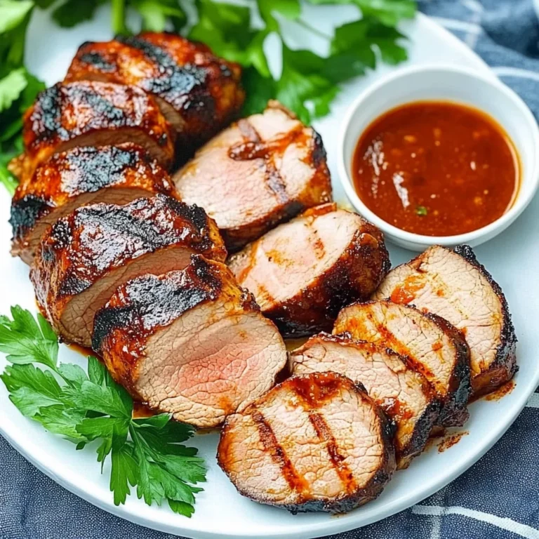 Grilled BBQ beef Tenderloin Recipe