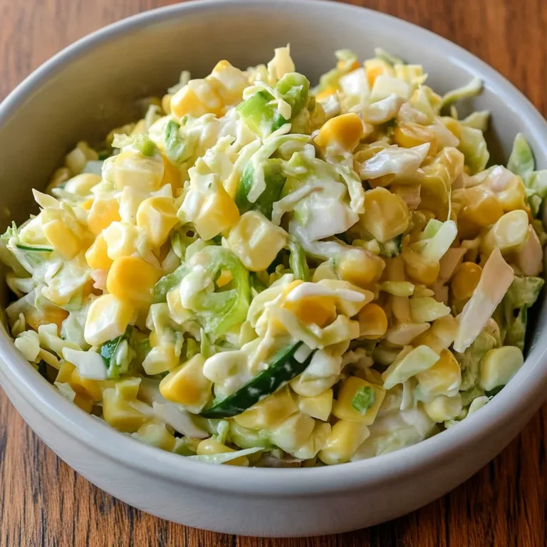 Jalapeno Corn Coleslaw