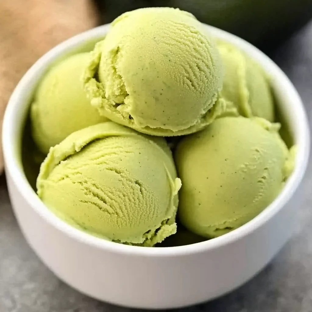 Key Lime Avocado Vegan Ice Cream