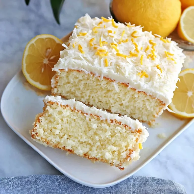 Lemon Coconut Cake