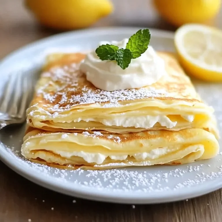 Lemon Ricotta Crepes