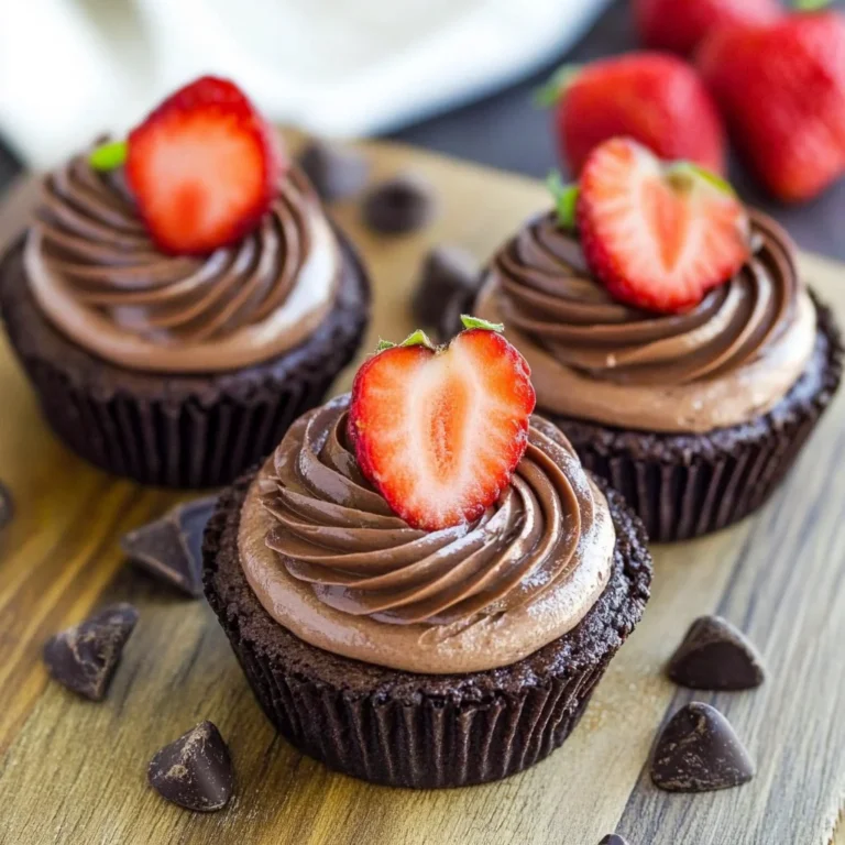 No Bake Mini Chocolate Cheesecakes