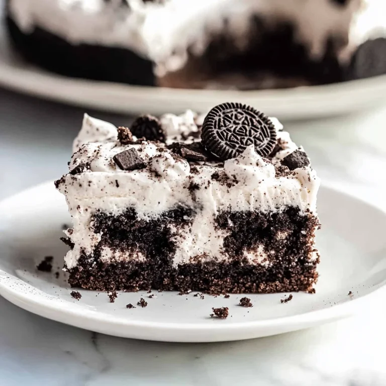 Oreo Poke Cake