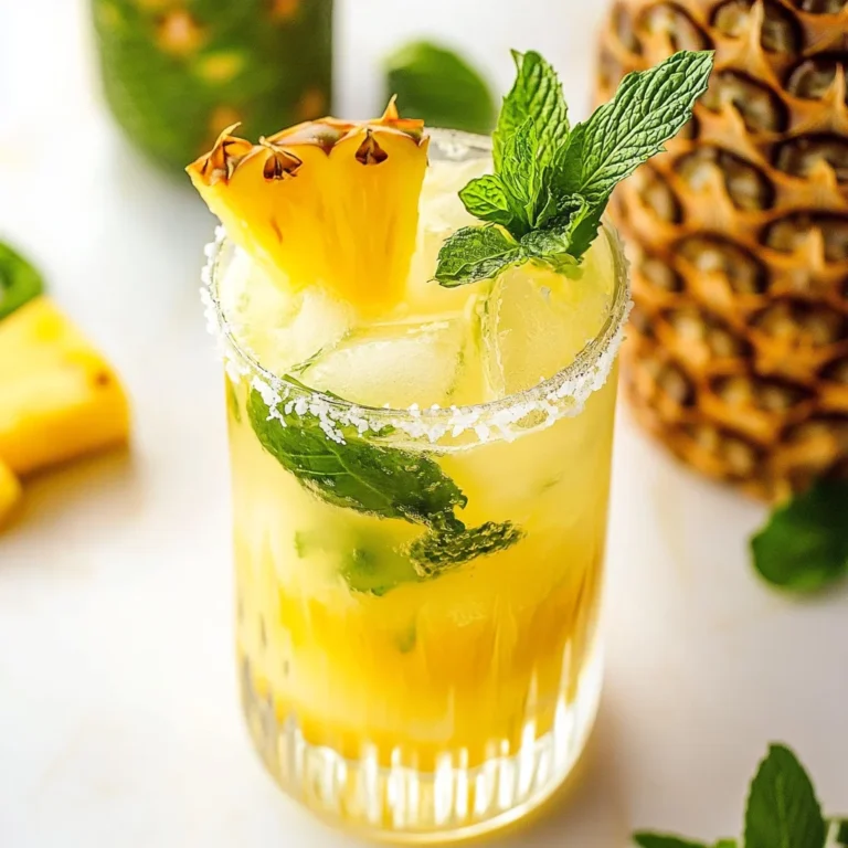 Pineapple Coconut Mojito Recipe