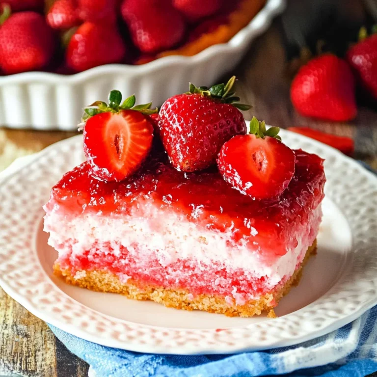 Upside Down Strawberry Cake