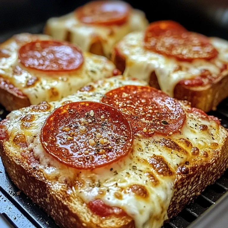 Air Fryer Pizza Toast: Crispy, Cheesy, and Ready in Minutes