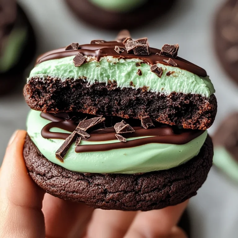 Chocolate Mint Cookies