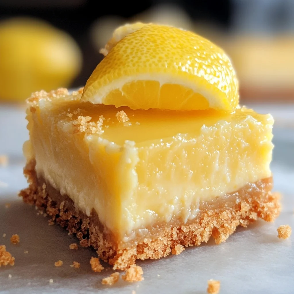 Creamy Lemon Squares