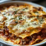 Decadent Beef and Cheese Ravioli Casserole