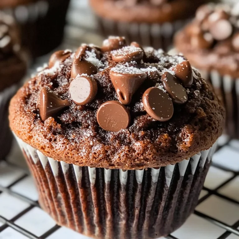 Double Chocolate Espresso Muffins