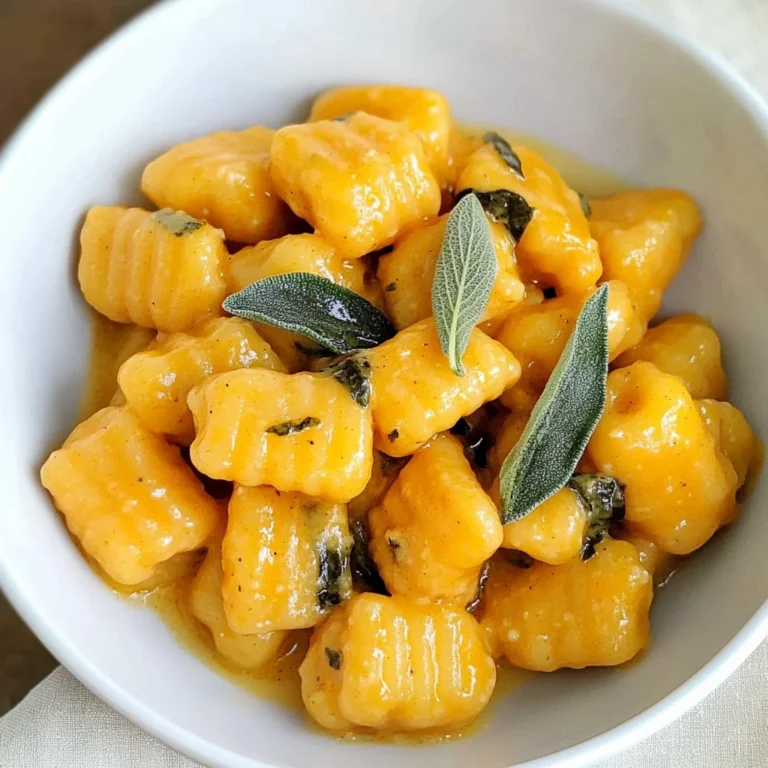 Easy Pumpkin Gnocchi