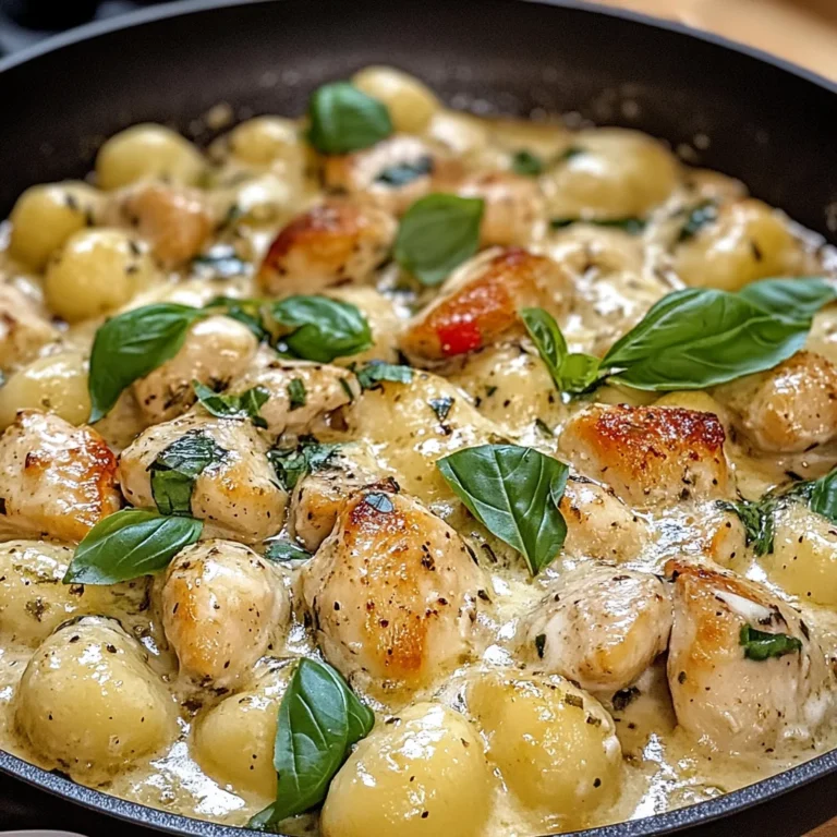 Garlic Chicken Gnocchi Skillet: A 30-Minute Wonder!
