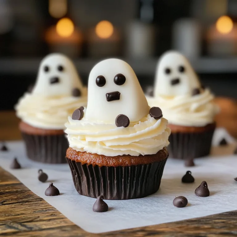 Halloween Cupcakes: Ghost Cupcakes
