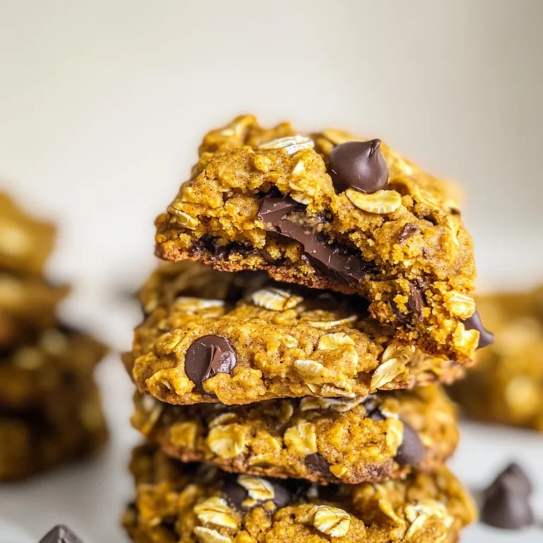 Healthy Pumpkin Oat Cookies