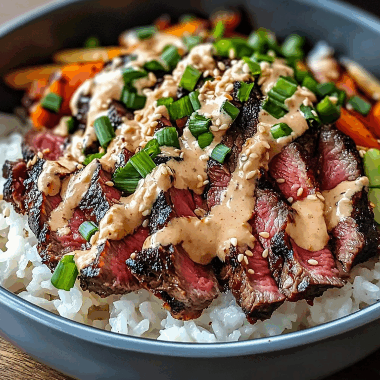 Korean BBQ Steak Rice Bowls with Spicy Cream Sauce: An Incredible Ultimate Recipe