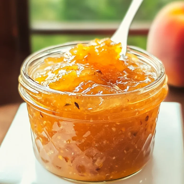 Peach Jalapeno Jam Recipe