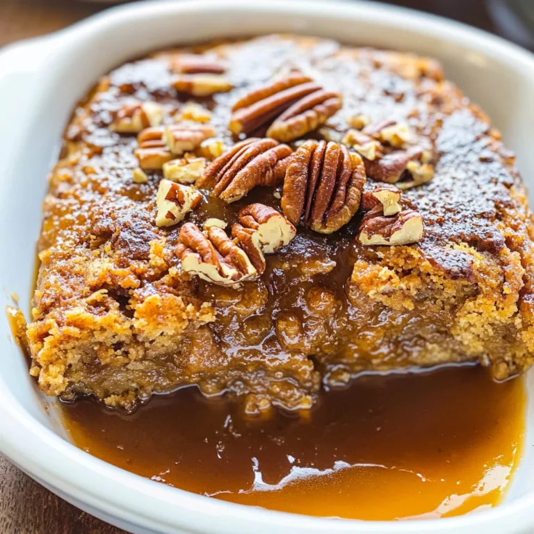 Pumpkin Pecan Cobbler