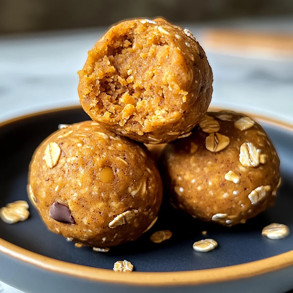 Pumpkin Protein Balls Recipe