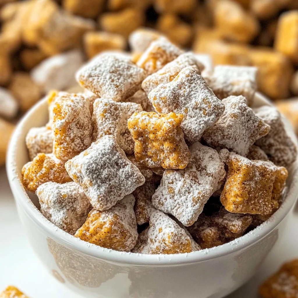 Pumpkin Spice Puppy Chow