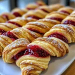 Raspberry Pastry Twists: Indulge in This Sweet Delight!