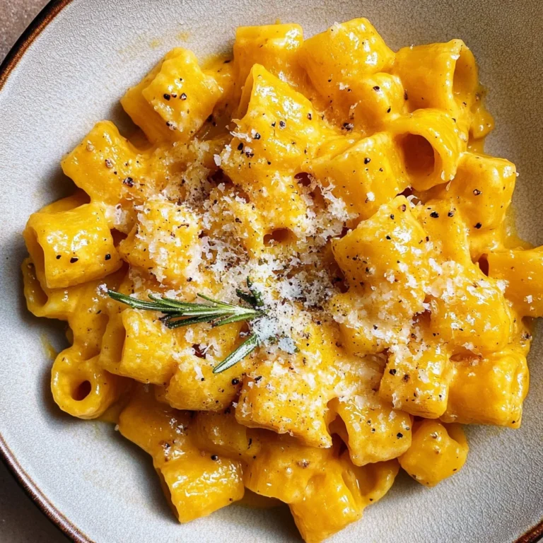 Roasted Pumpkin and Garlic Pasta