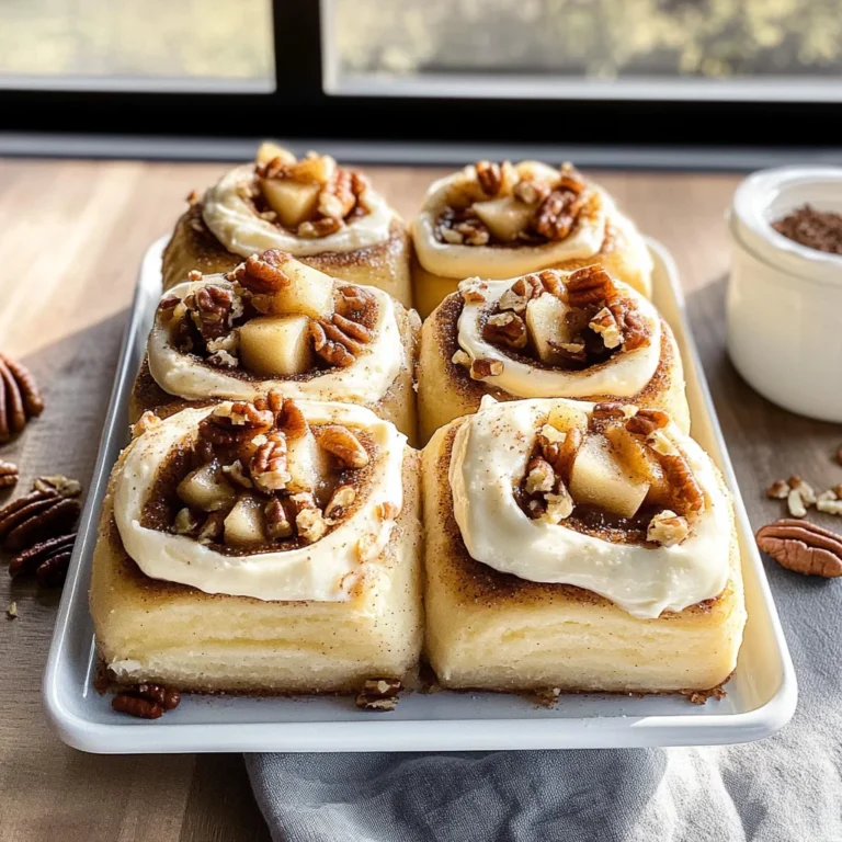 Soft-Baked Apple Cinnamon Rolls