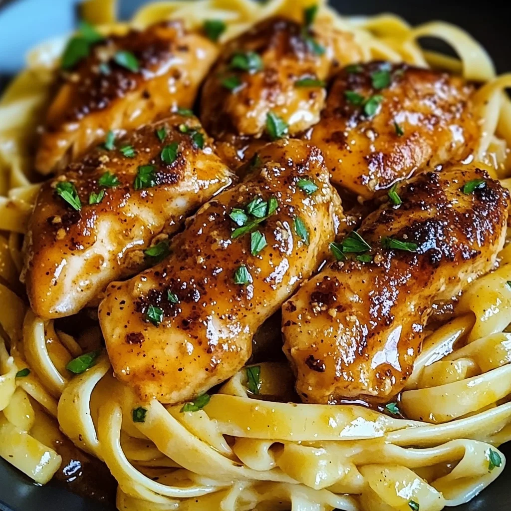Spicy Cajun Honey Butter Chicken & Pasta