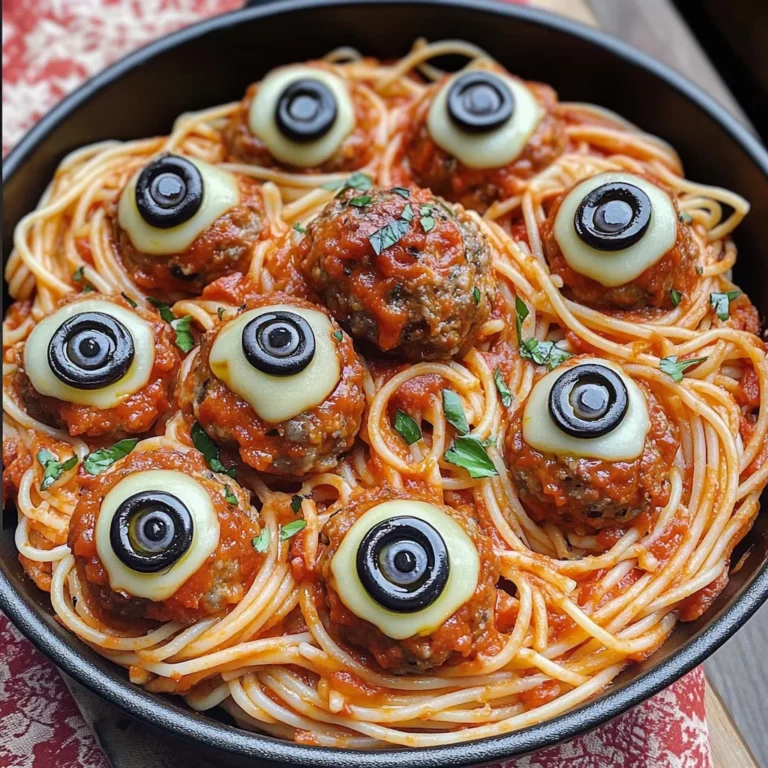 Spooky Spaghetti & Eyeballs