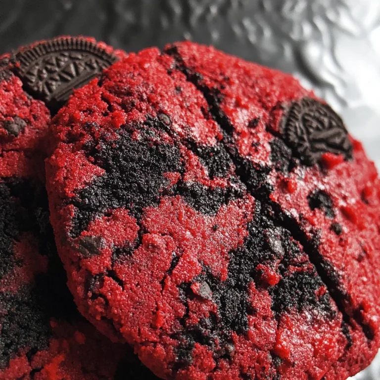 Stranger Things Red Velvet Cookies