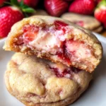 Strawberry Cheesecake Cookies