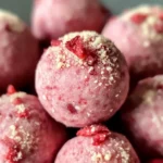 Strawberry Cheesecake Protein Balls