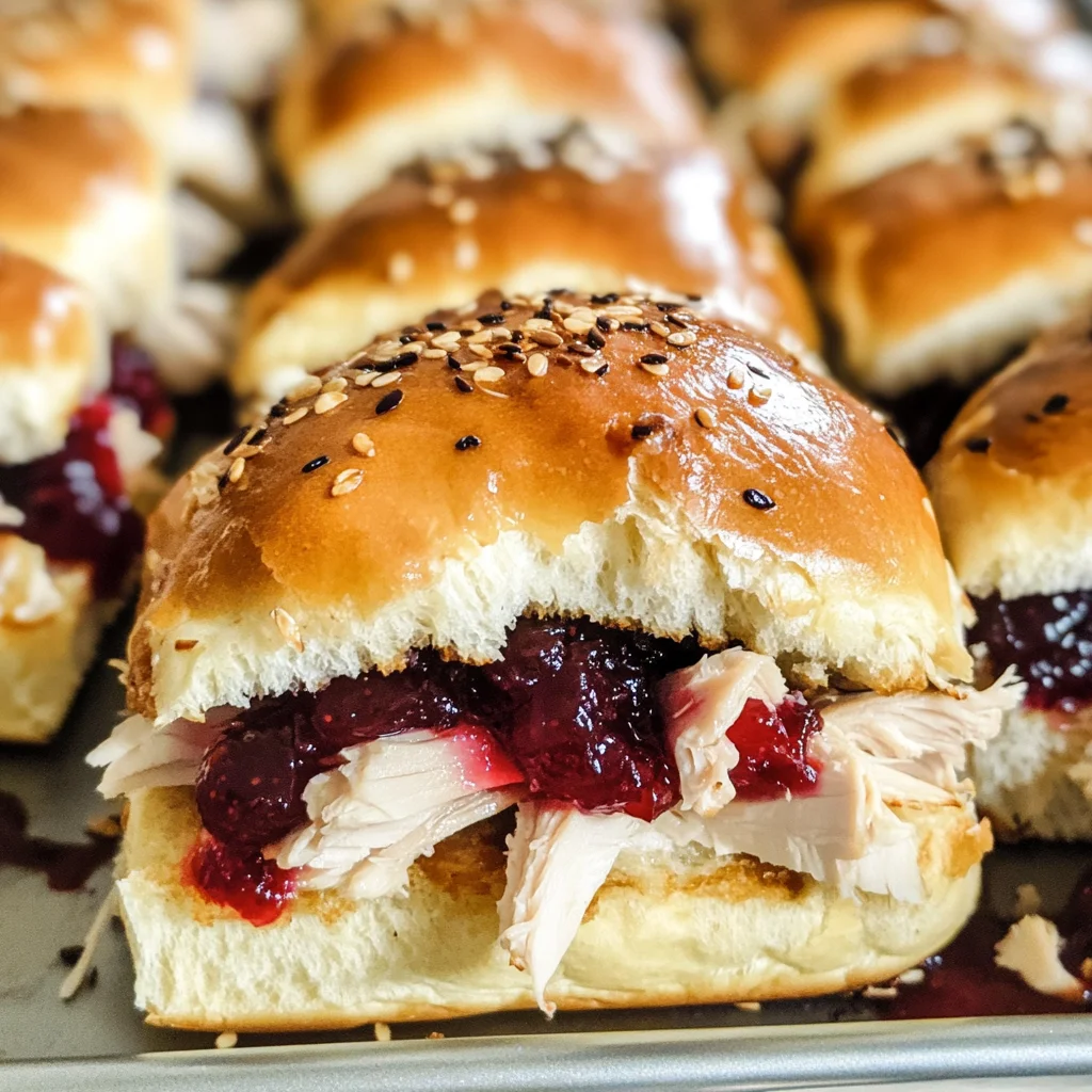 Turkey Cranberry Sliders