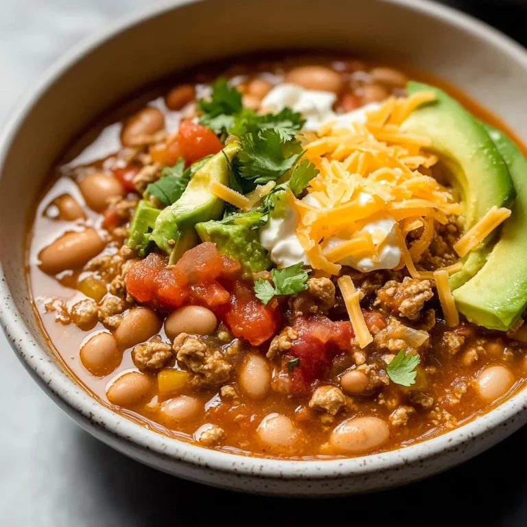Turkey White Bean Chili