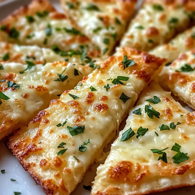 Air Fryer Cheesy Tortilla Garlic Bread