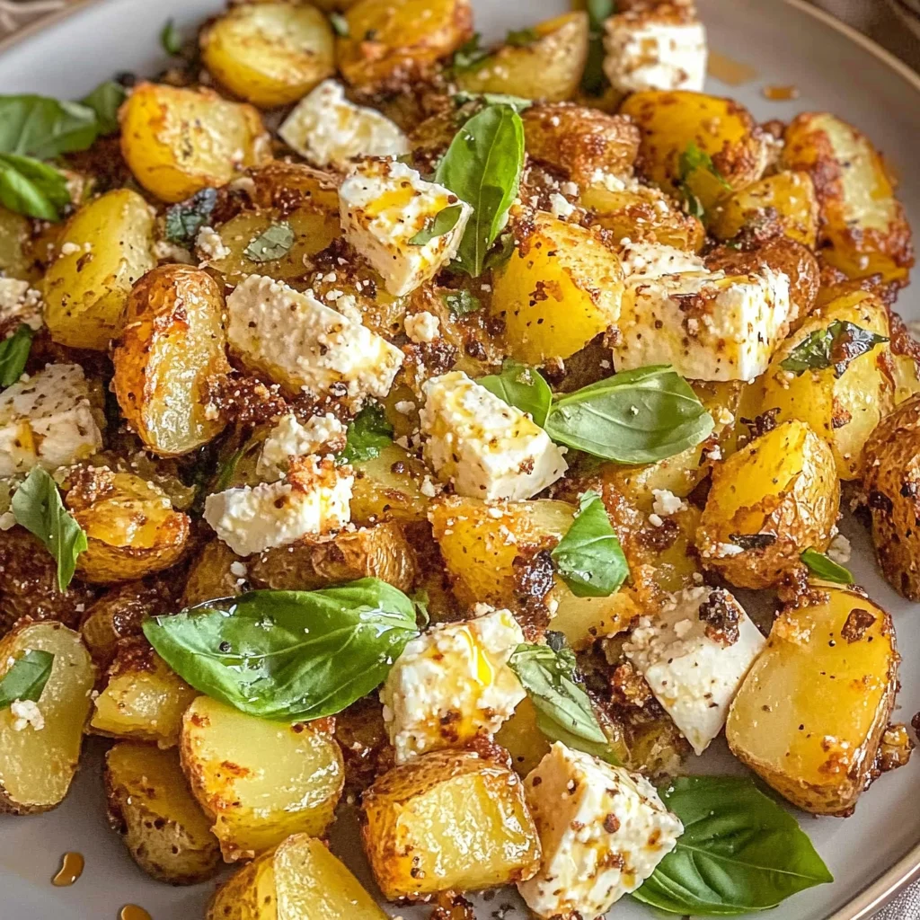Baked Feta Potatoes