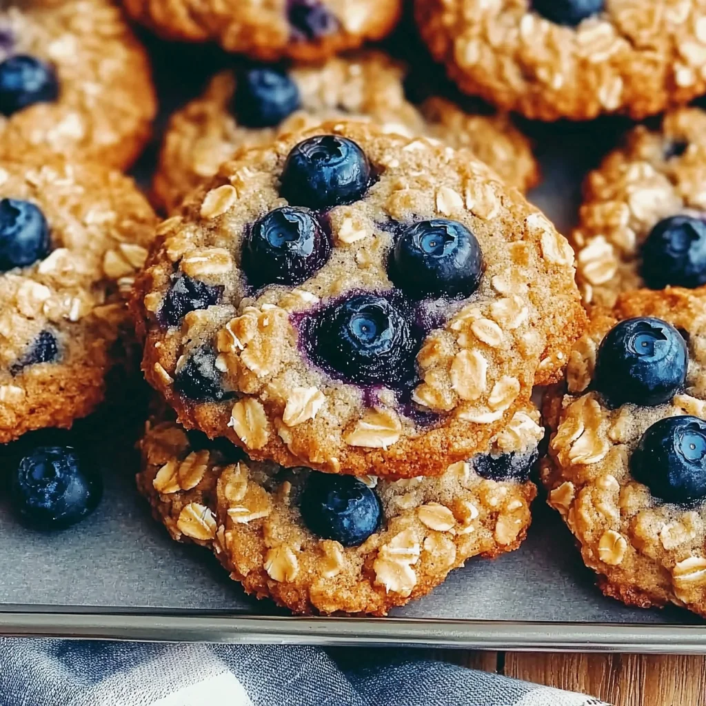 Chewy Blueberry Oatmeal Cookies - Alrightwithme