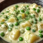 Creamed Peas and Potatoes