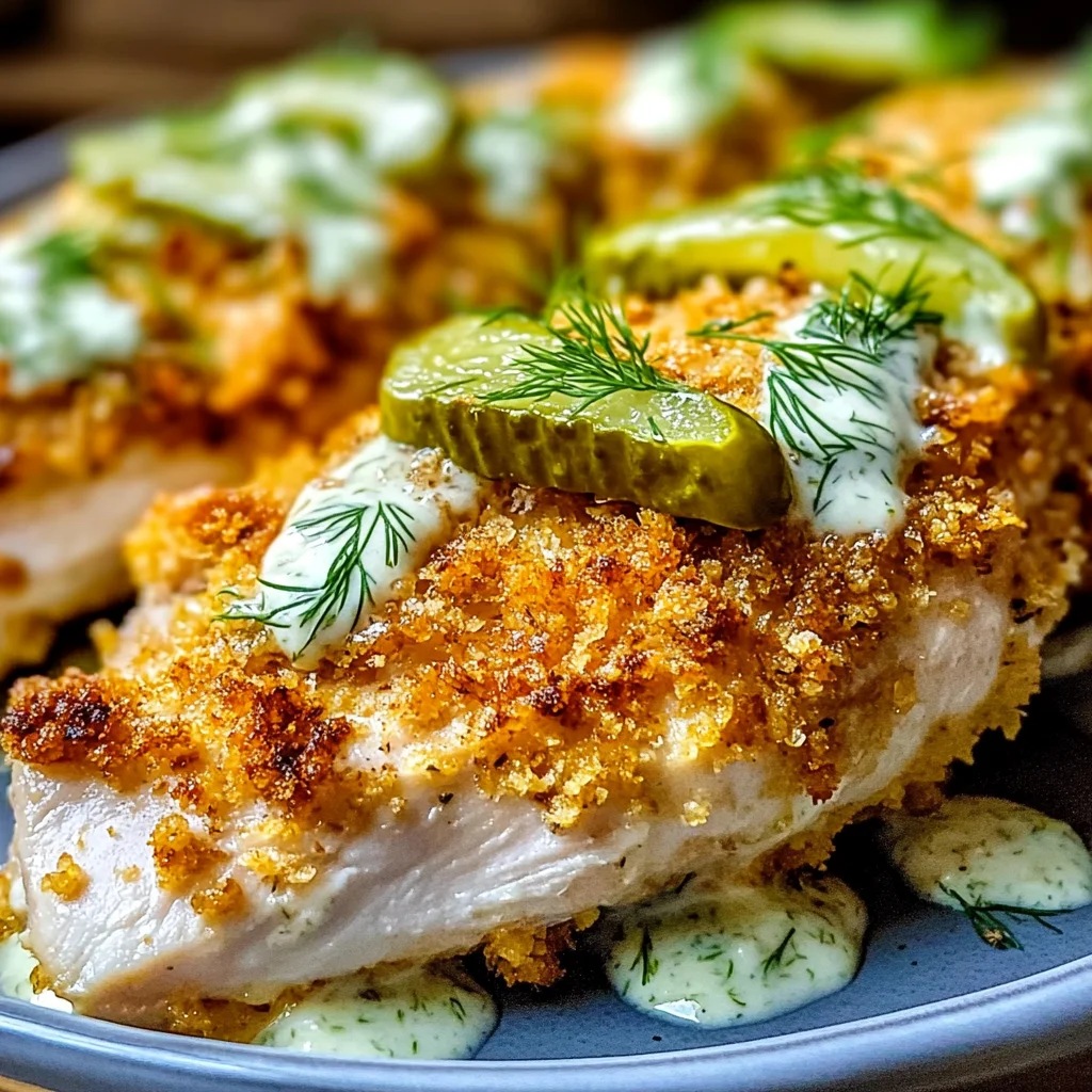 Dill Pickle Parmesan Chicken Recipe