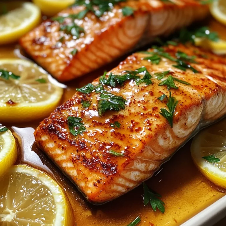 Garlic Butter Honey Baked Salmon