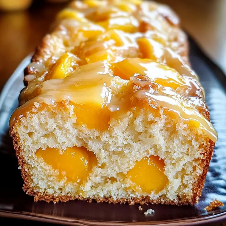 Heavenly Peach Bread