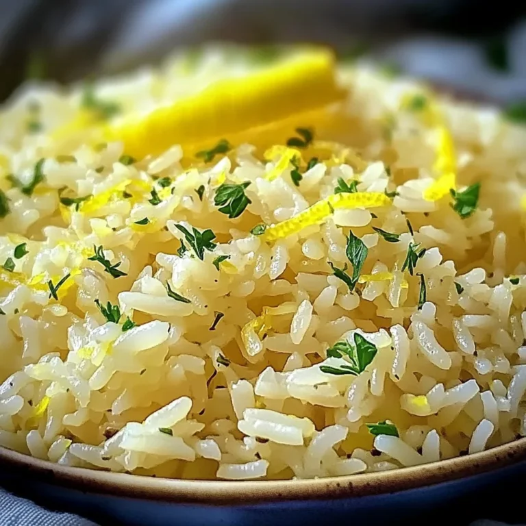 Light and Flavorful Greek Lemon Rice for Every Occasion