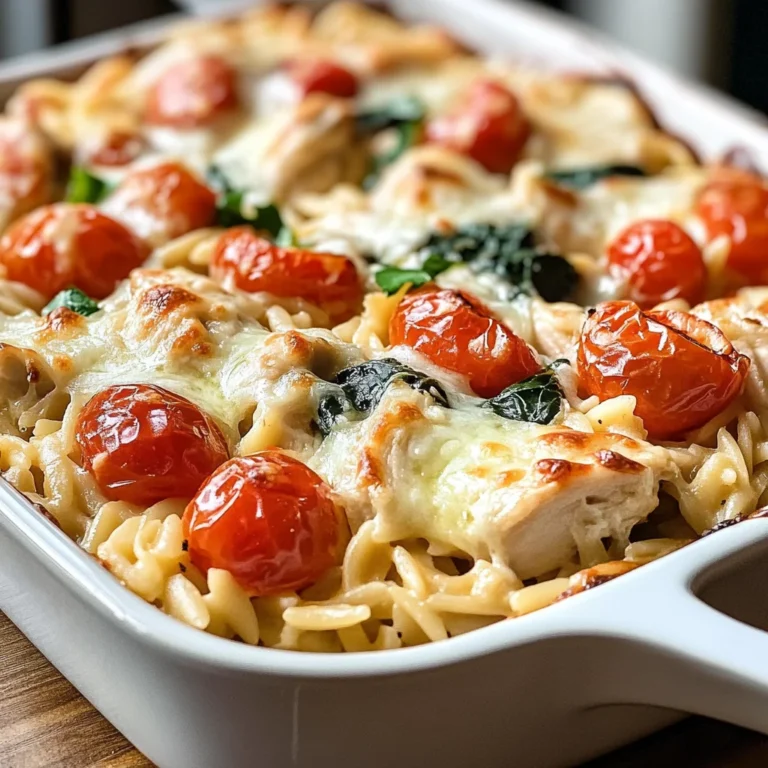 Orzo Tuscan Chicken Bake: A Cozy, Flavor-Packed One-Pan Meal