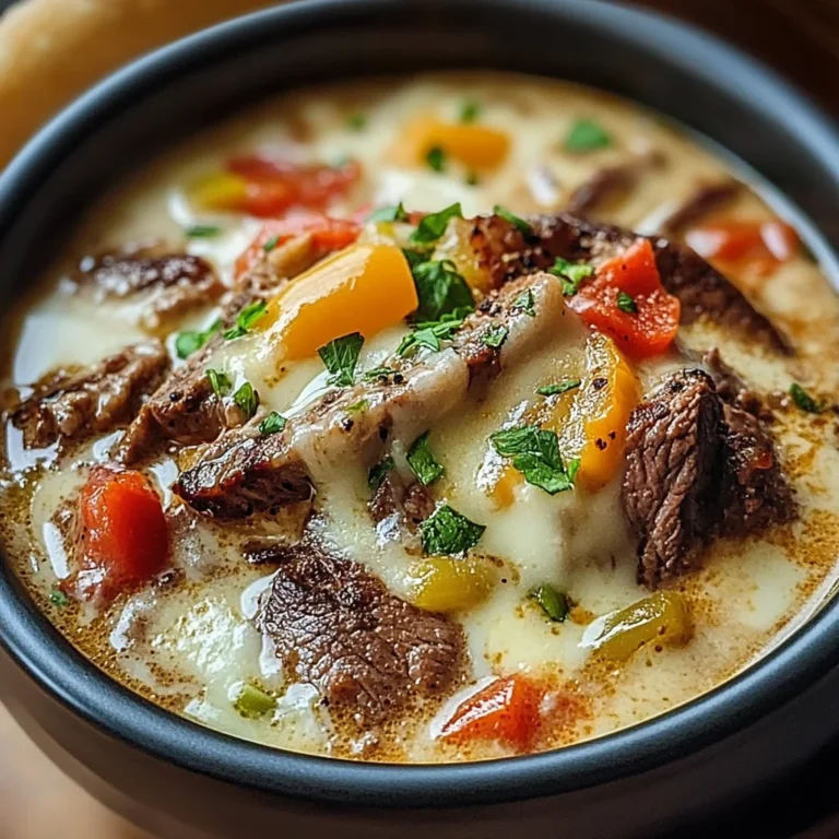 Philly Cheesesteak Soup: The Ultimate Comfort Food Recipe