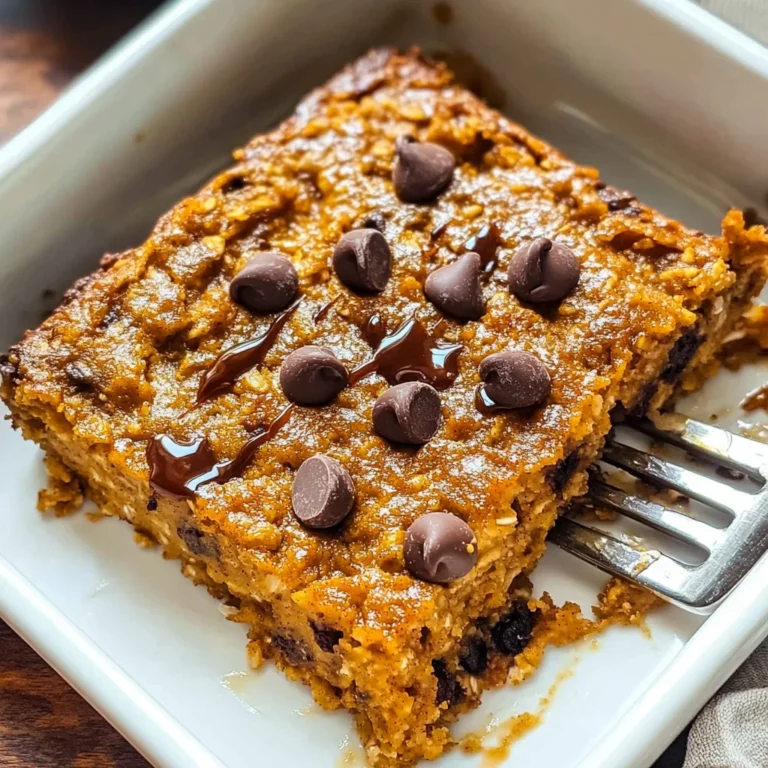 Pumpkin Baked Oatmeal