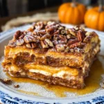 Pumpkin French Toast Bake with Cream Cheese Filling
