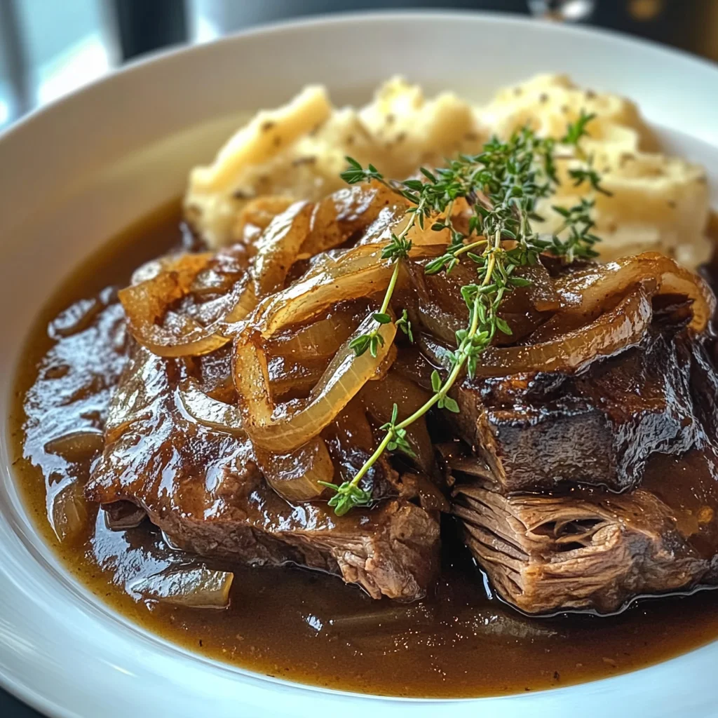 Savory French Onion Pot Roast Recipe for Comfort Food Lovers