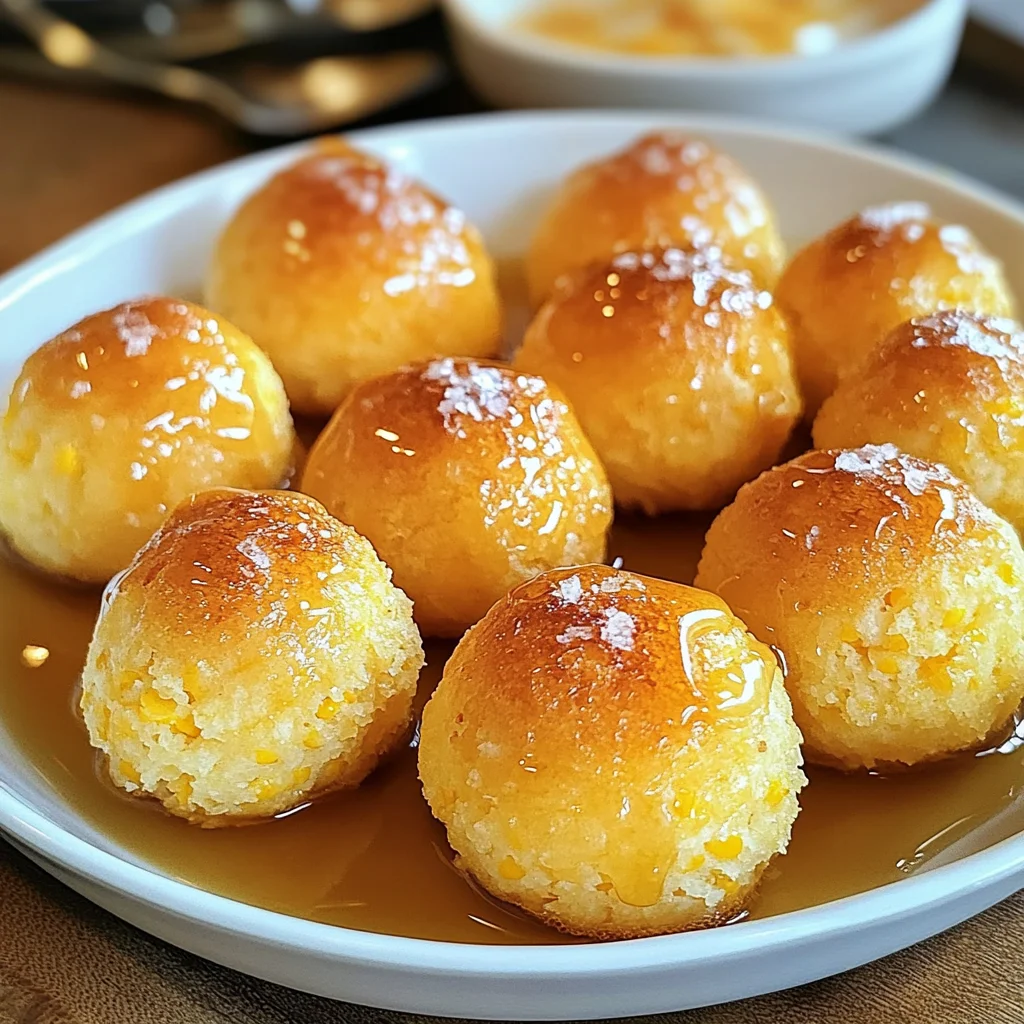 Southern-Style Honey Butter Cornbread Poppers