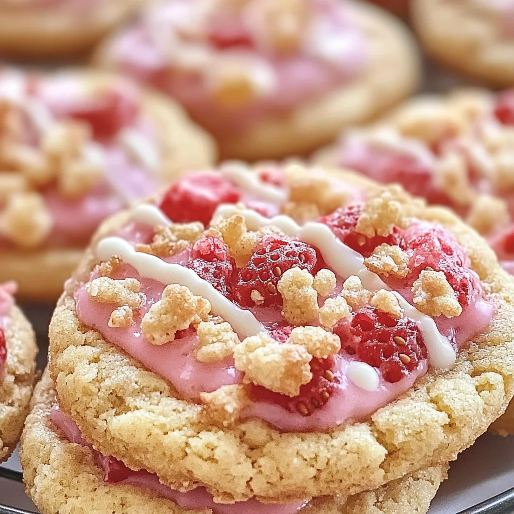 Strawberry Crunch Cookies