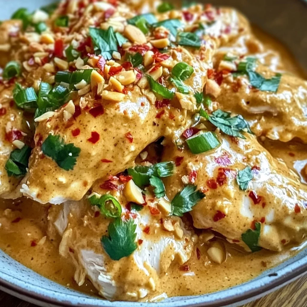 Thai Peanut Chicken: An Amazing Ultimate Crockpot Recipe